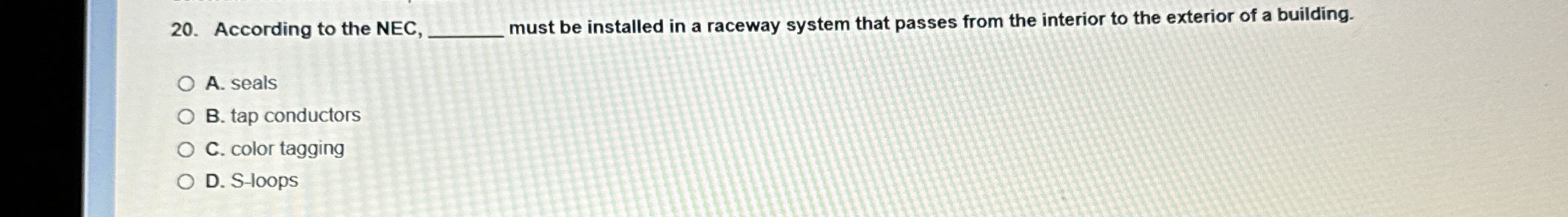 According to the NEC, must be installed in a