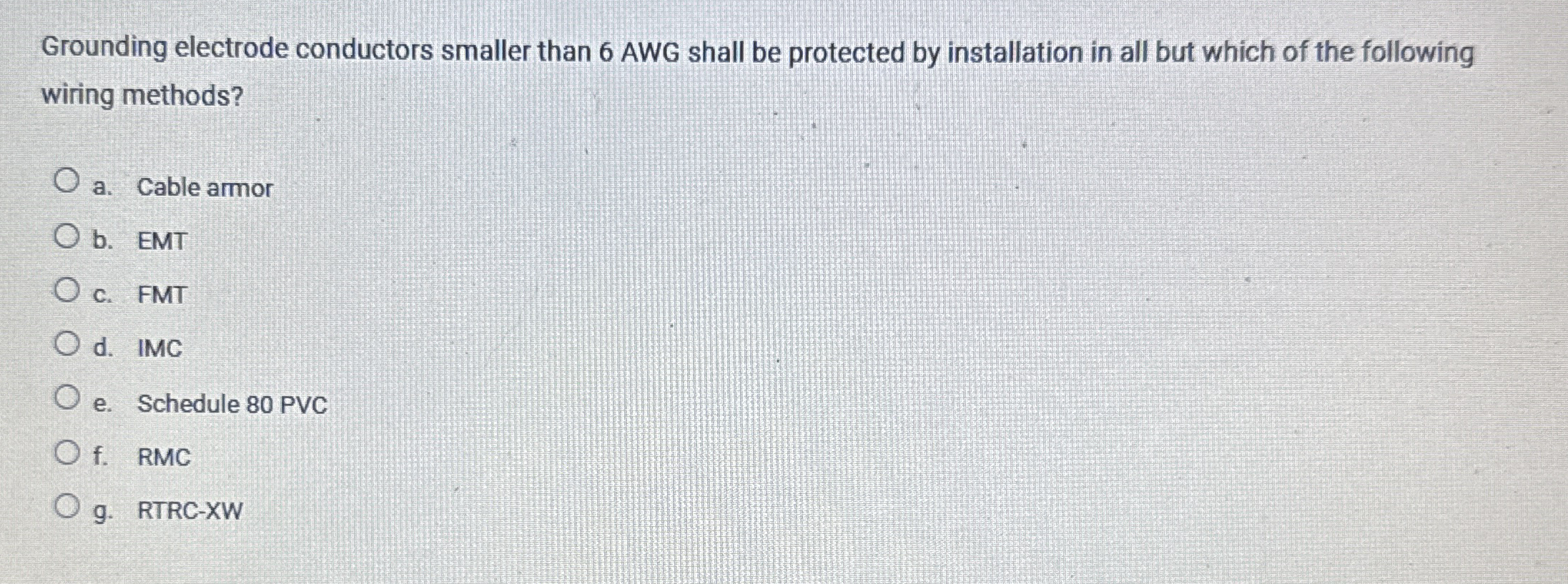 Grounding electrode conductors smaller than 6 AWG
