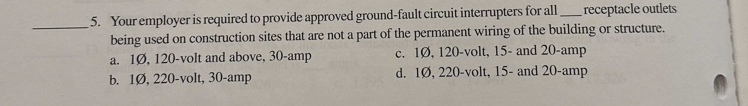 Your employer is required to provide approved