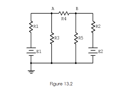 4 . Consider the dual supply circuit of Figure 1