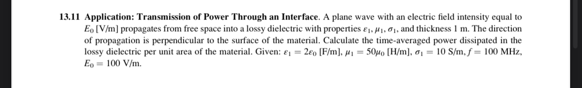 1 3 . 1 1 Application: Transmission of Power