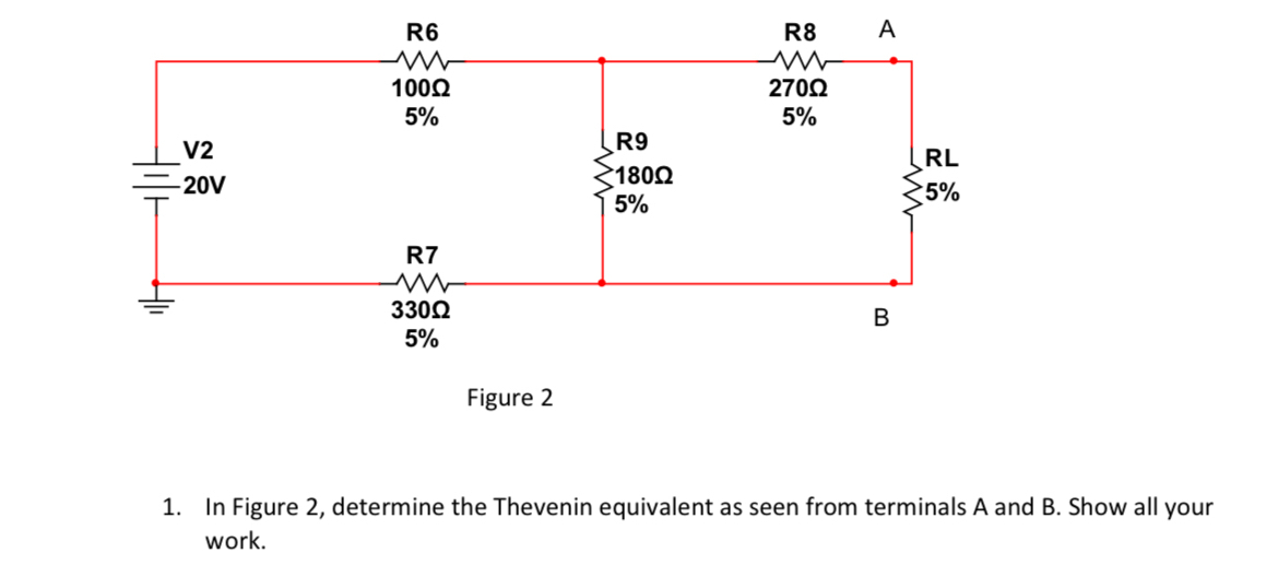 Figure 2 In Figure 2 , determine the Thevenin