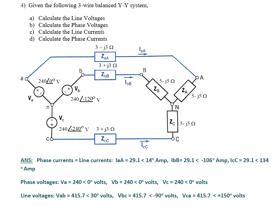 [ step by step ] Given the following 3 - wire