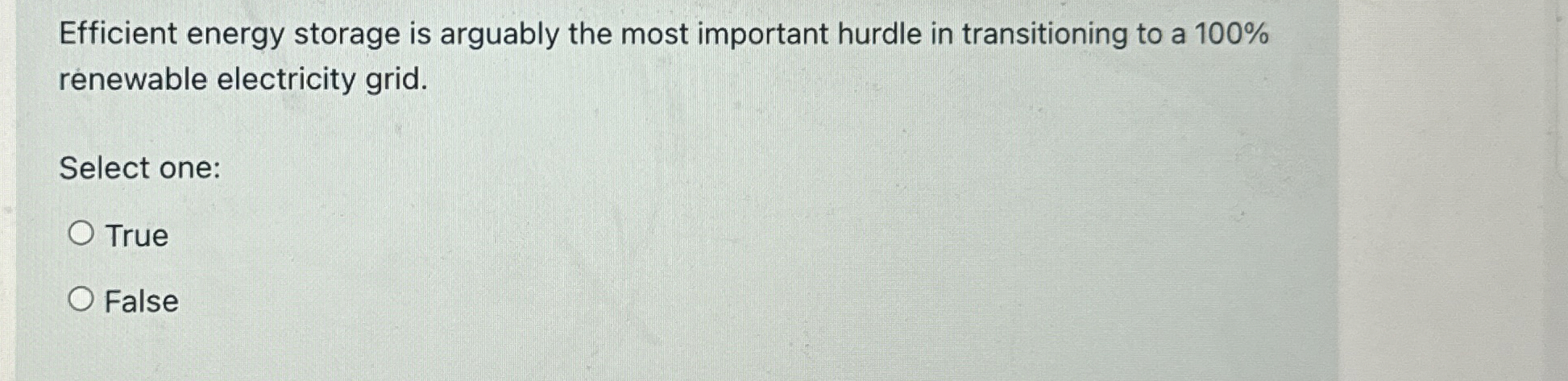 Efficient energy storage is arguably the most