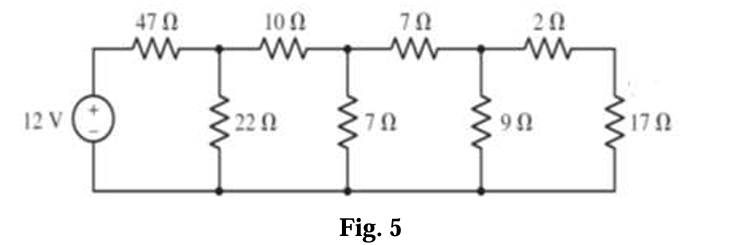 Using Thevenin s theorem, find the power