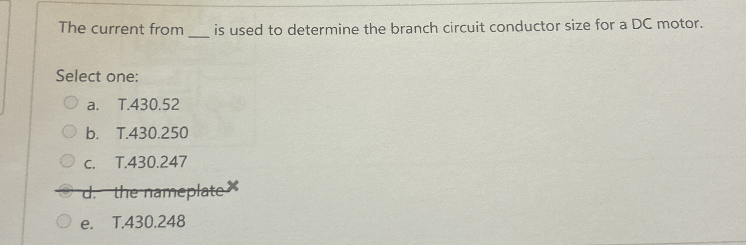 The current from is used to determine the branch