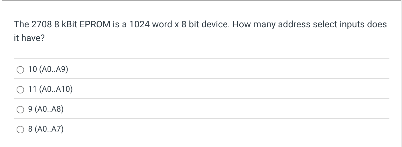 The 2 7 0 8 8 kBit EPROM is a 1 0 2 4 word x 8