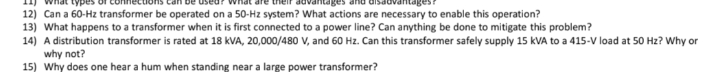 A distribution transformer is rated at 1 8 kVA, 2