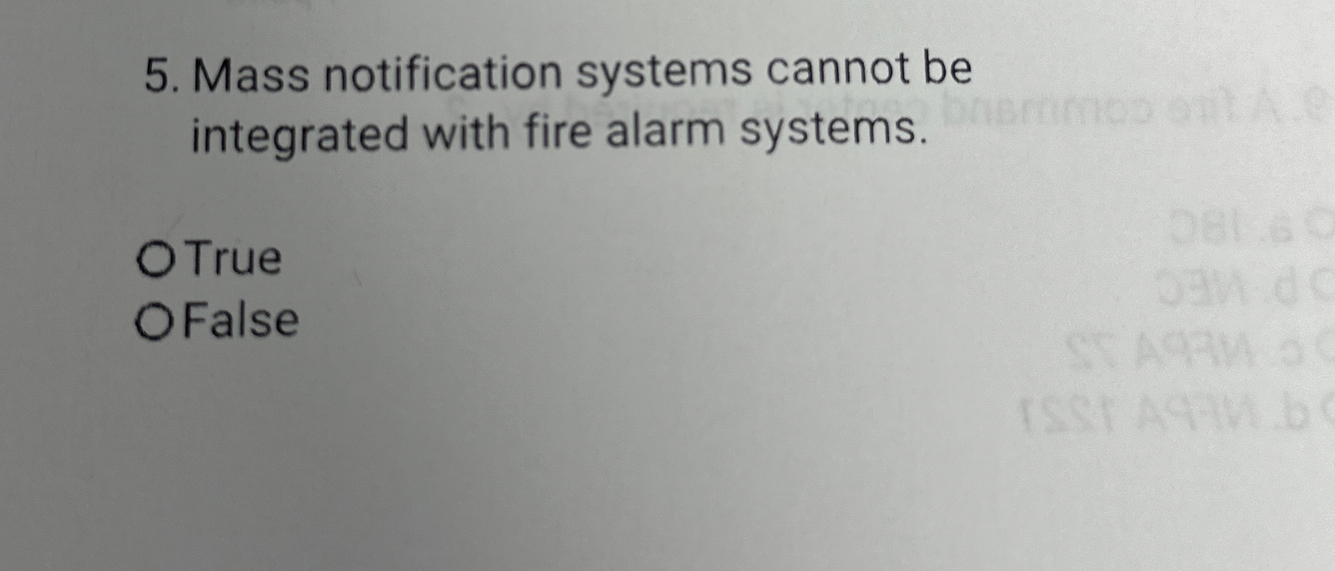 Mass notification systems cannot be integrated