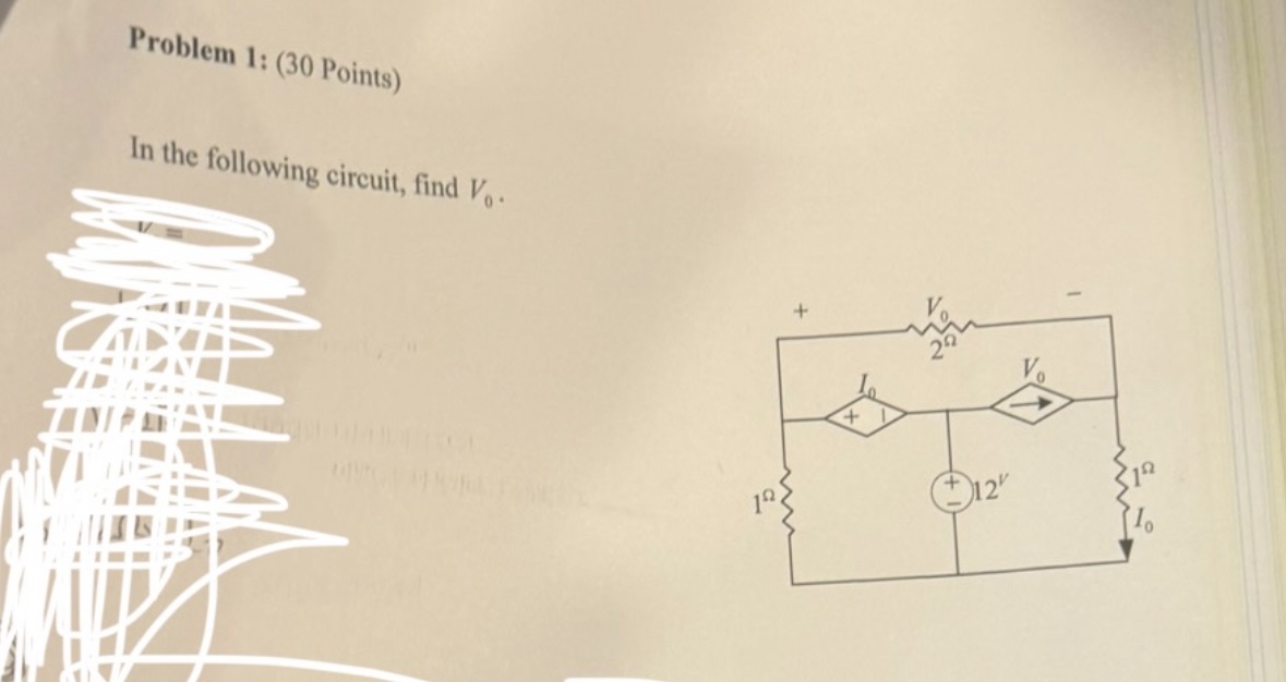 Problem 1 : ( 3 0 Points ) In the following