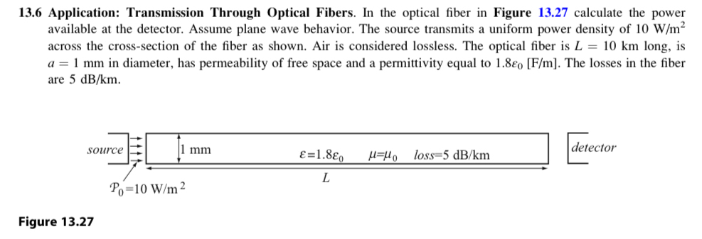 1 3 . 6 Application: Transmission Through Optical