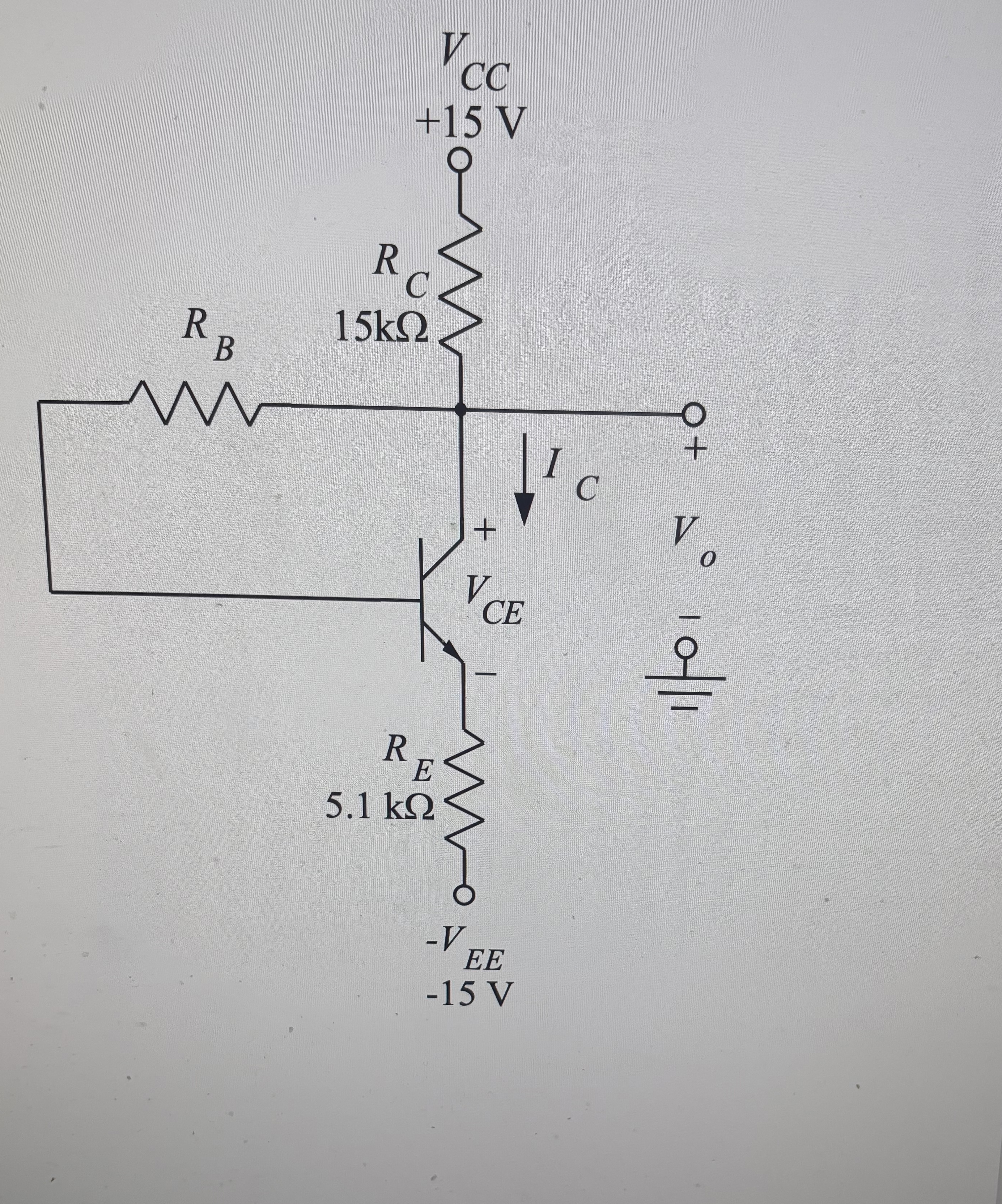 npn with two Power Supplies and collector