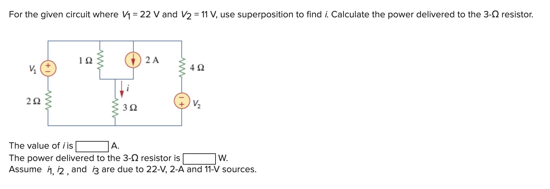 For the given circuit where V 1 = 2 2 V and V 2 =