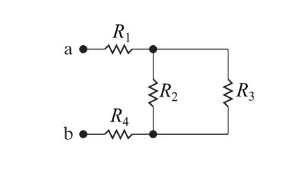 Find the equivalent resistance Rab for the