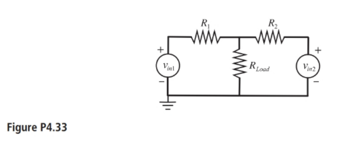 For the schematic shown in Figure P 4 . 3 3 use