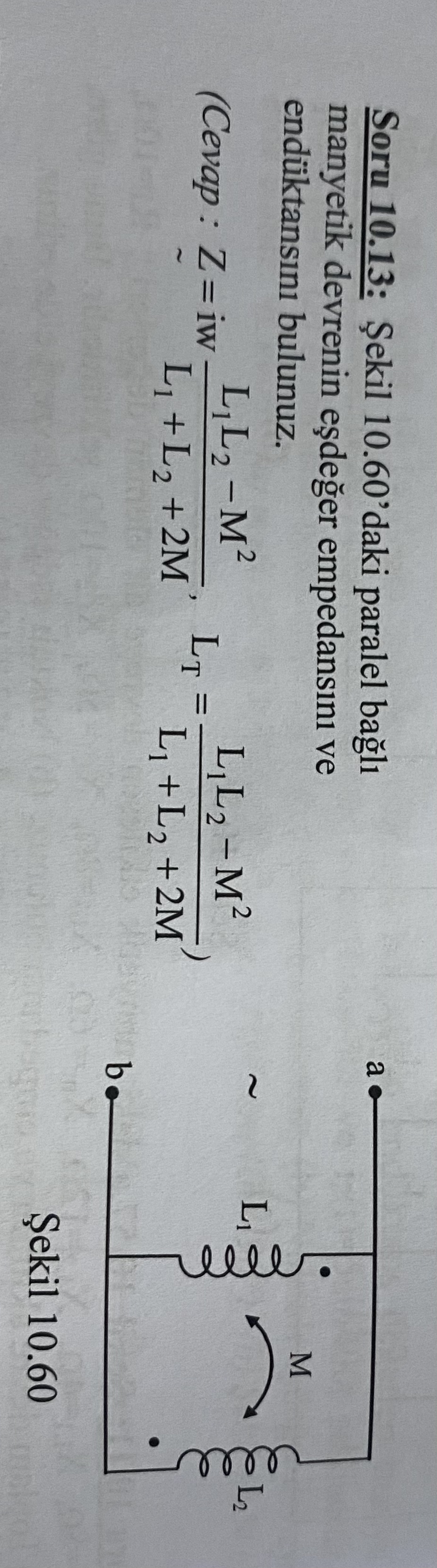 Soru 1 0 . 1 3 : ekil 1 0 . 6 0 'daki paralel ba
