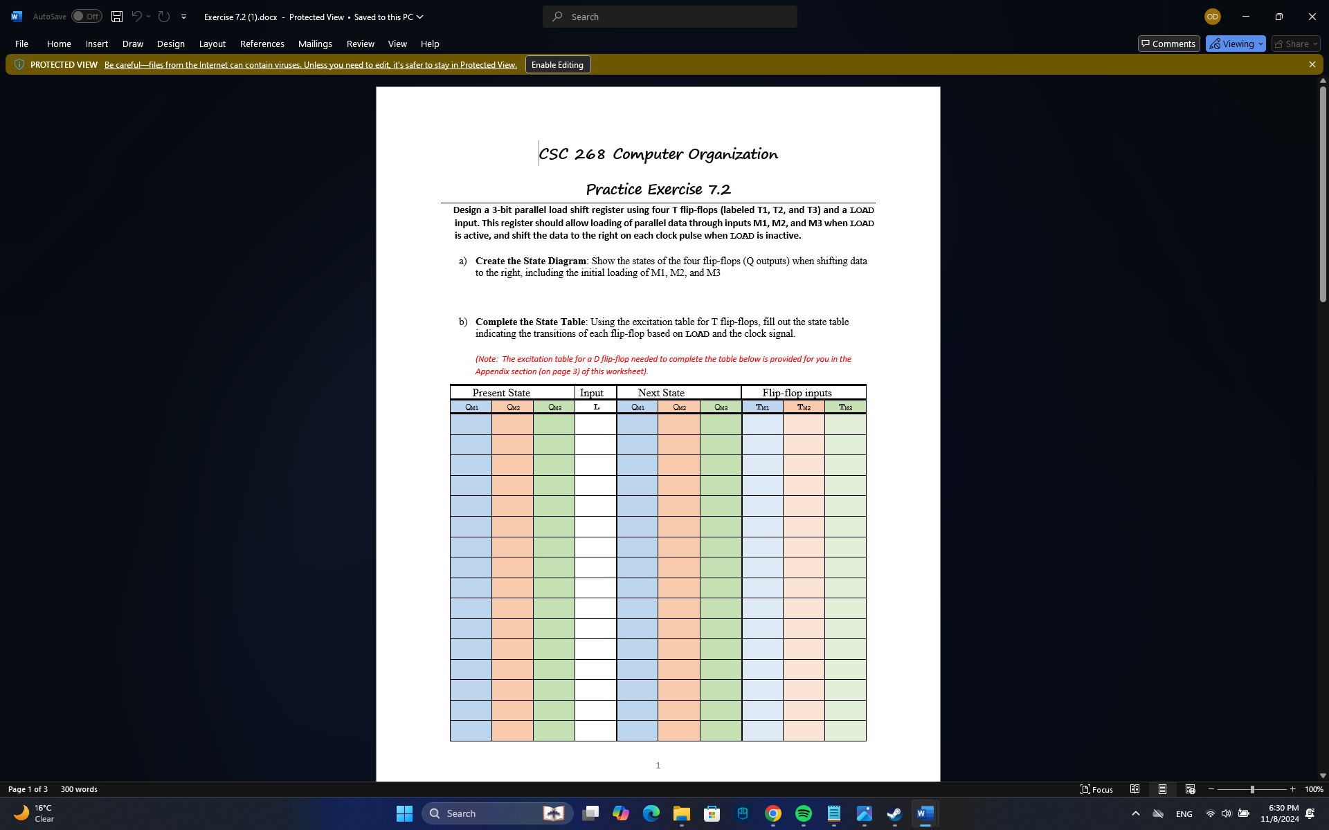 CSC 2 6 8 Computer Organization Practice Exercise