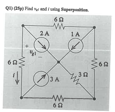 Q 1 v _ ( gl ) and i using Superposition.