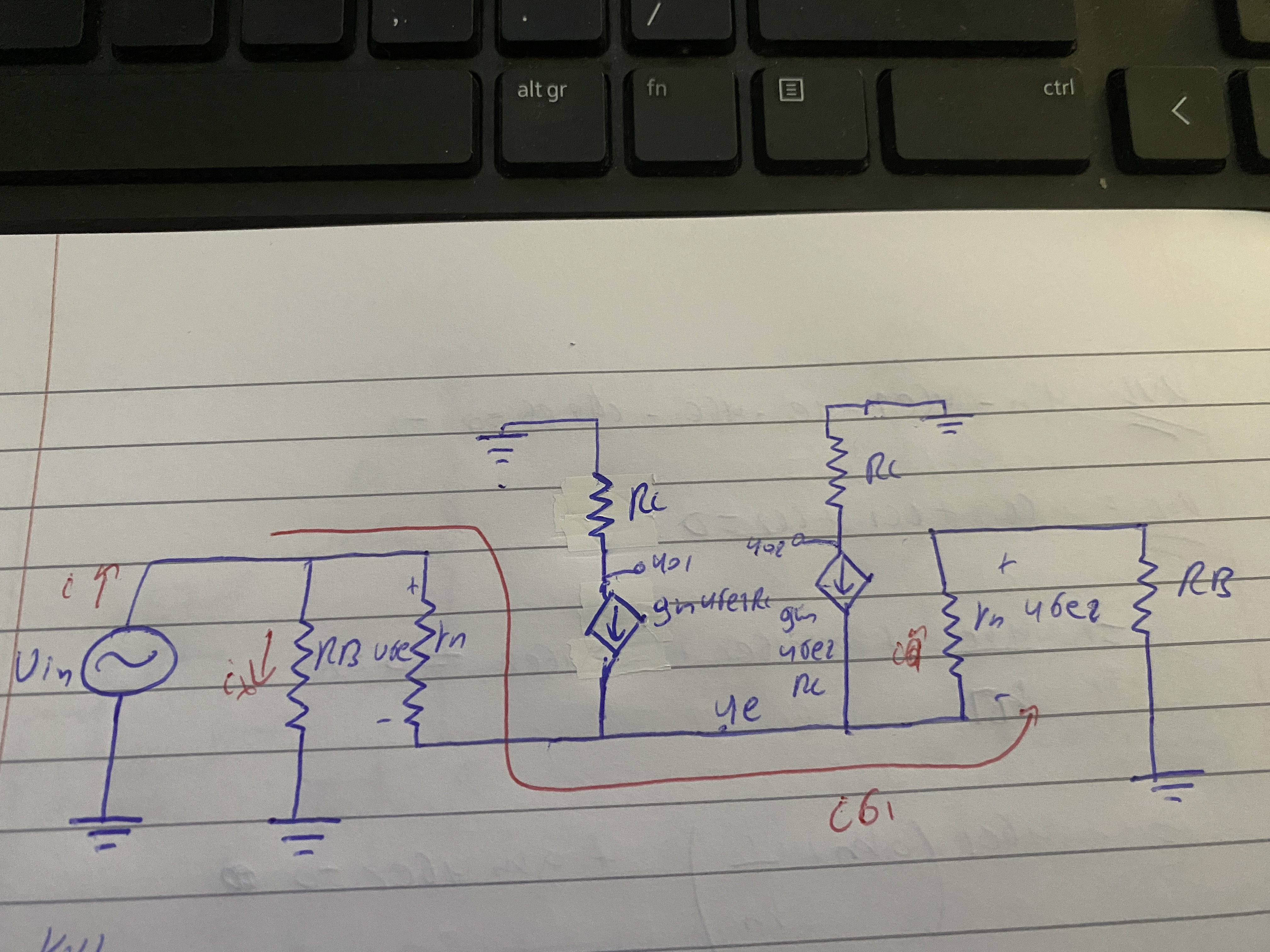How can i find the differential mode gain Ad .