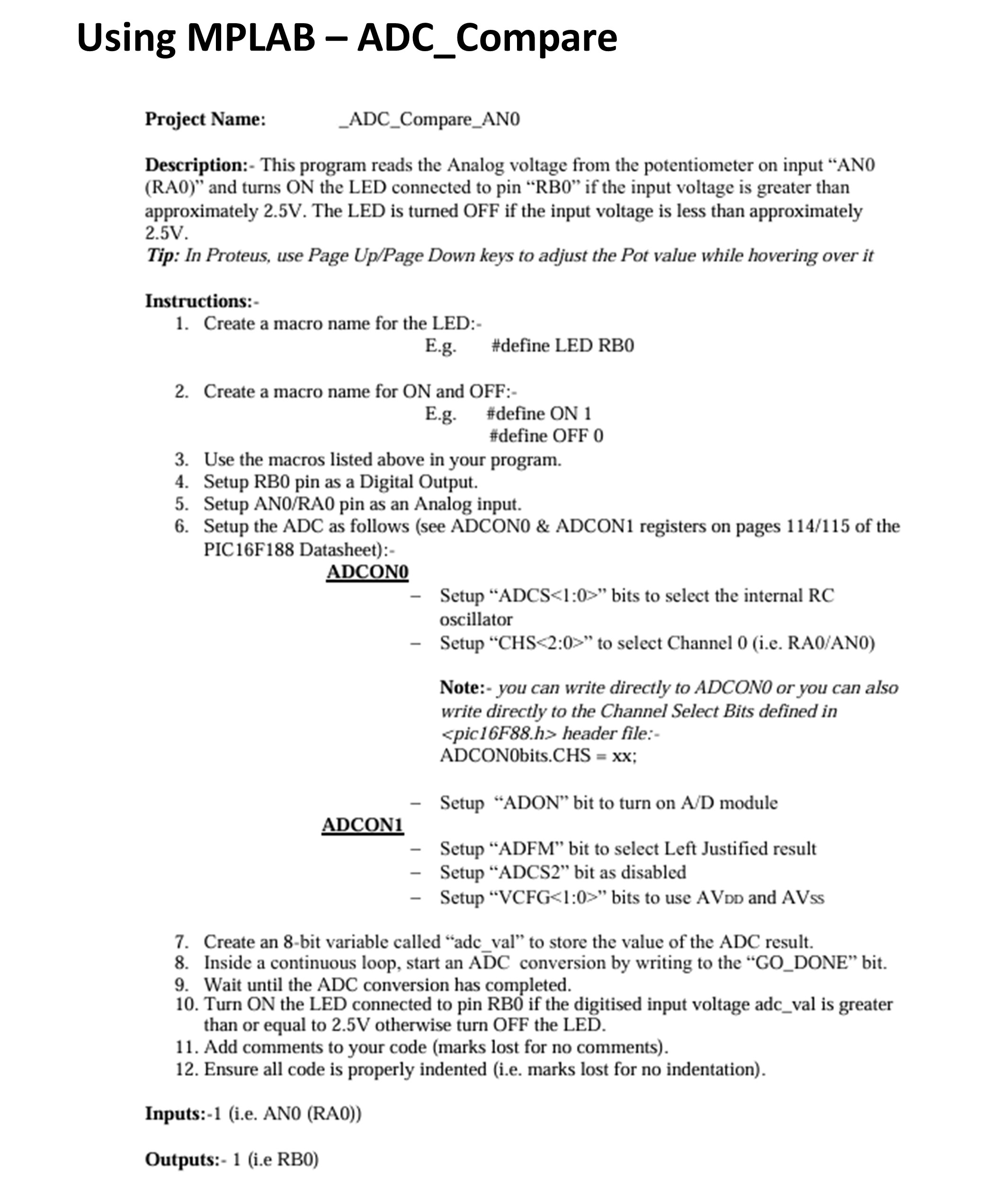 Project Name: _ ADC _ Compare _ ANO Description: