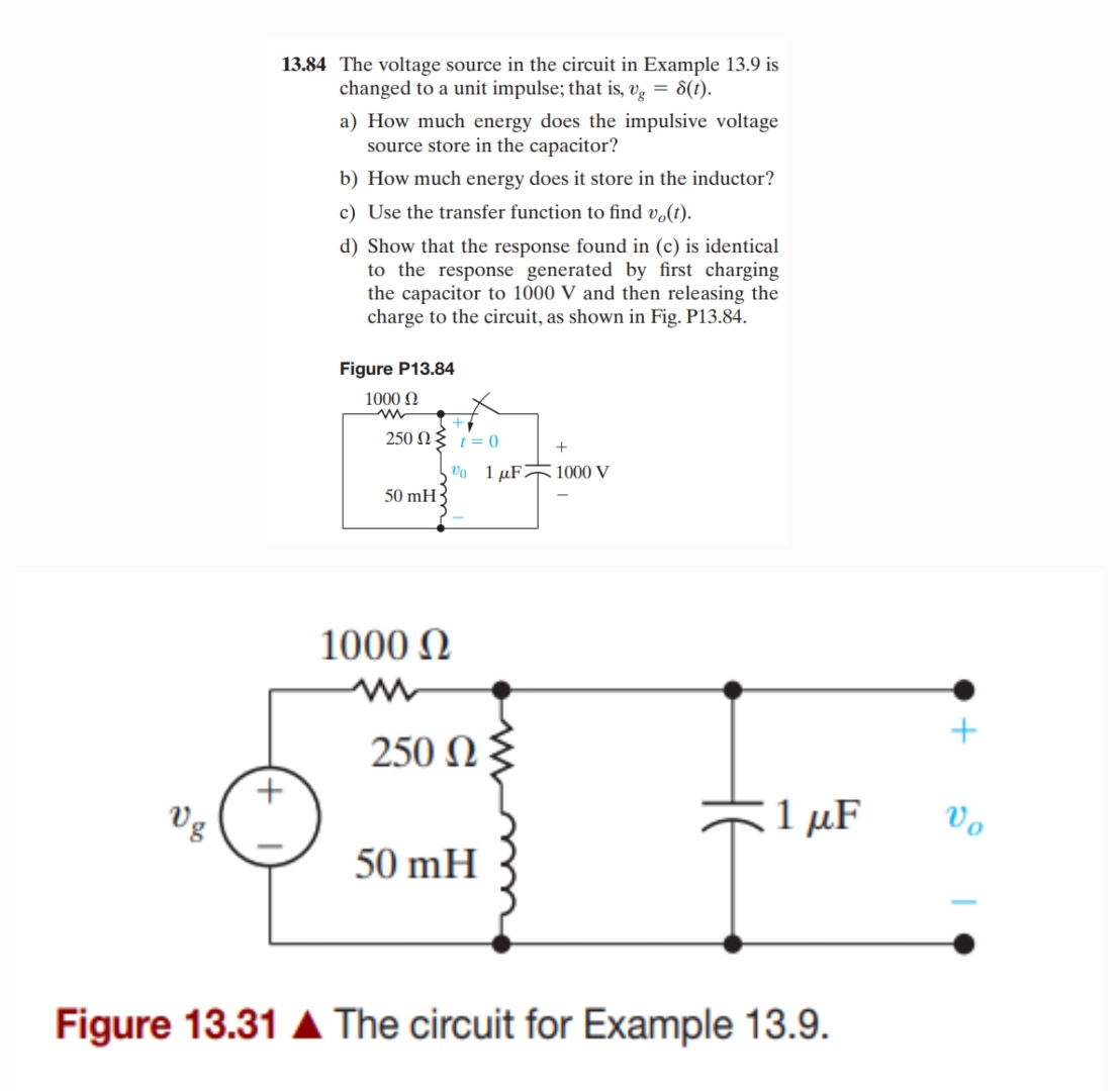 Q . The voltage source in the circuit in Example