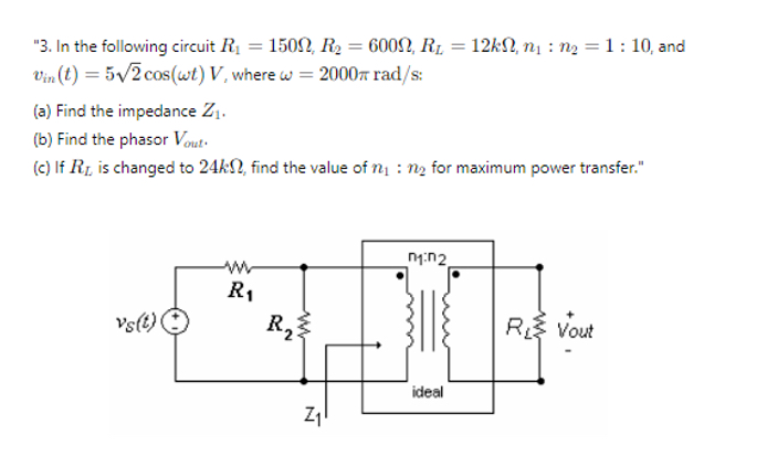 " 3 . In the following circuit R 1 = 1 5 0 , R 2