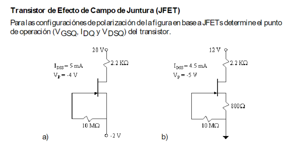Transistor de Efecto de Campo de Juntura ( JFET )