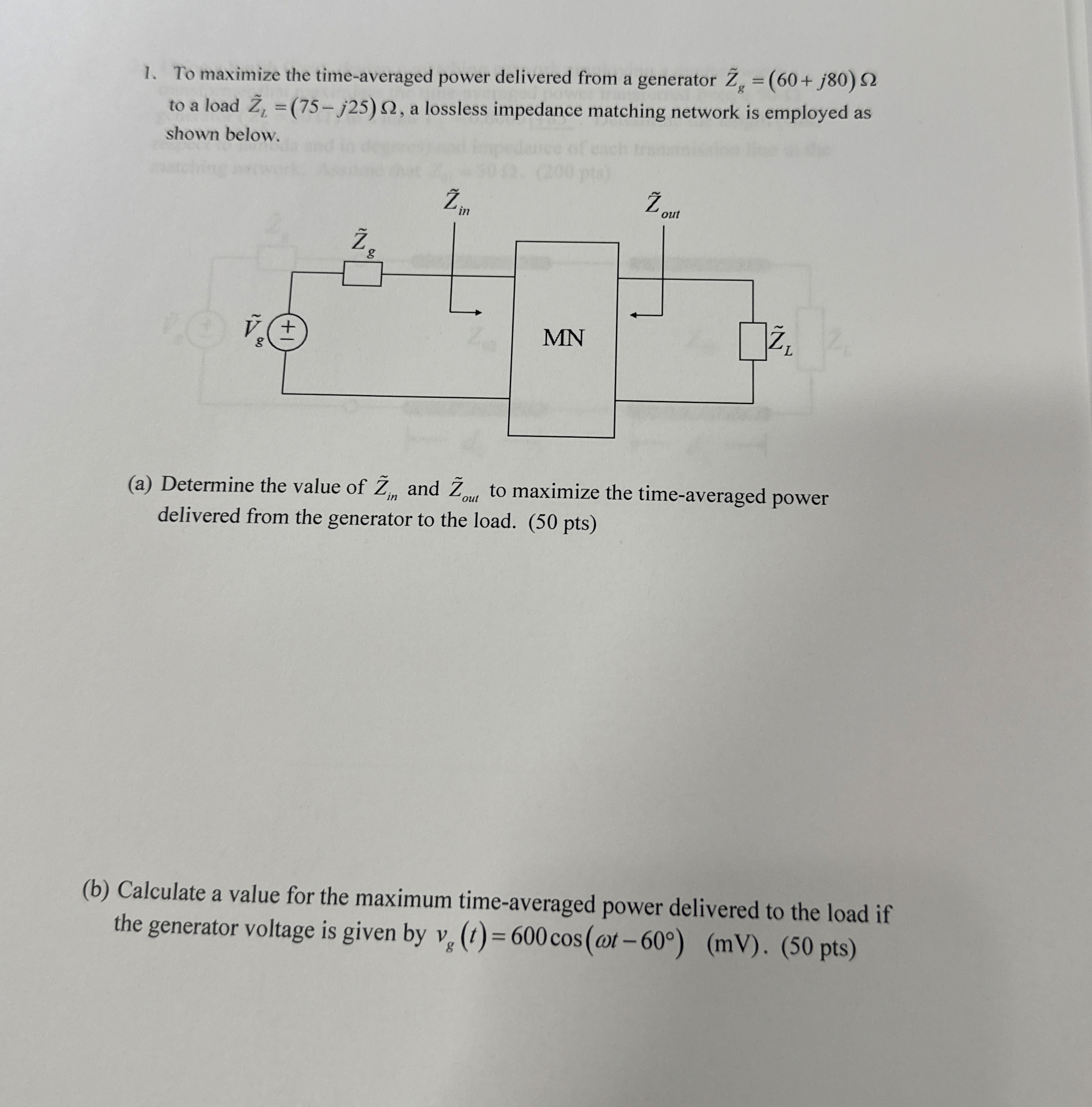 To maximize the time - averaged power delivered