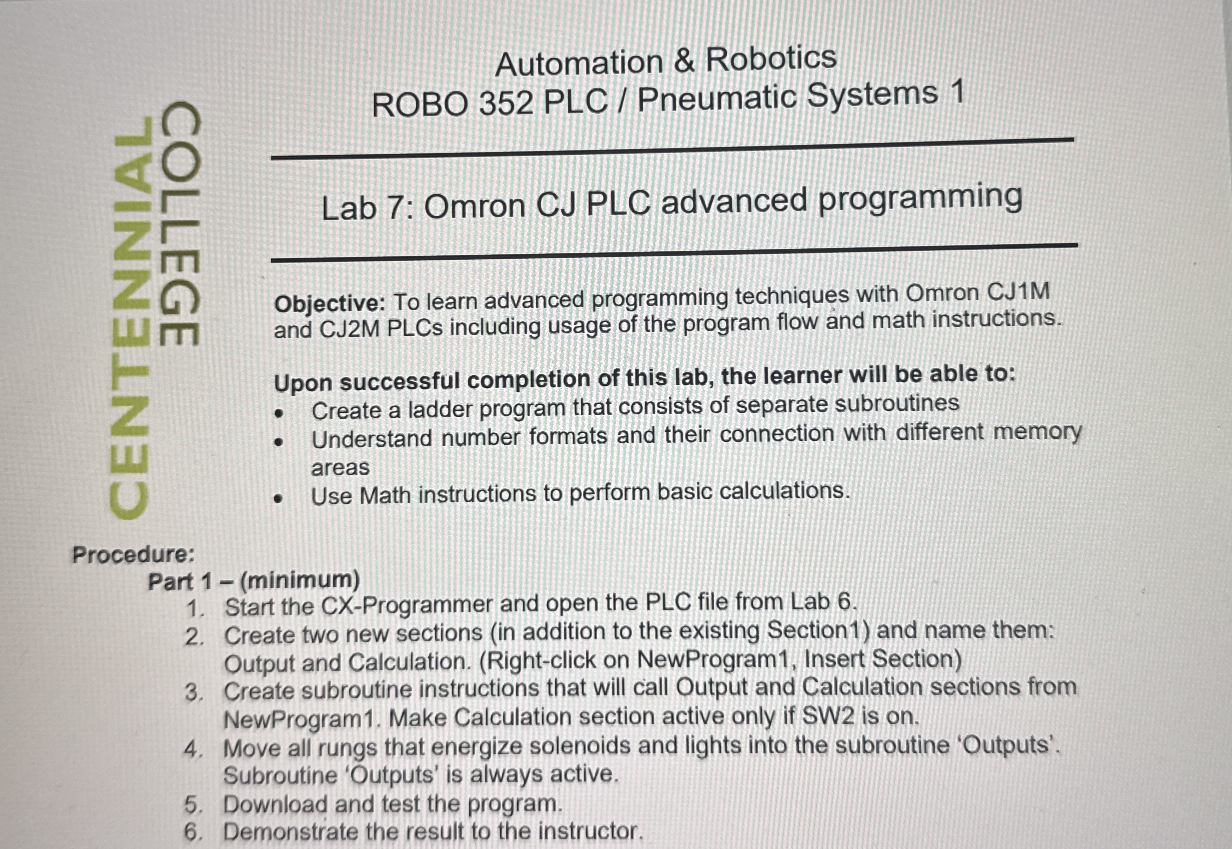 Automation & Robotics ROBO 3 5 2 PLC / Pneumatic