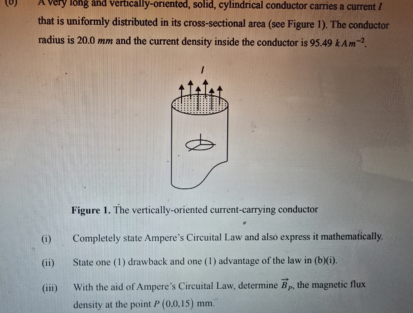 ( 0 ) A very iong and vertically - oriented,