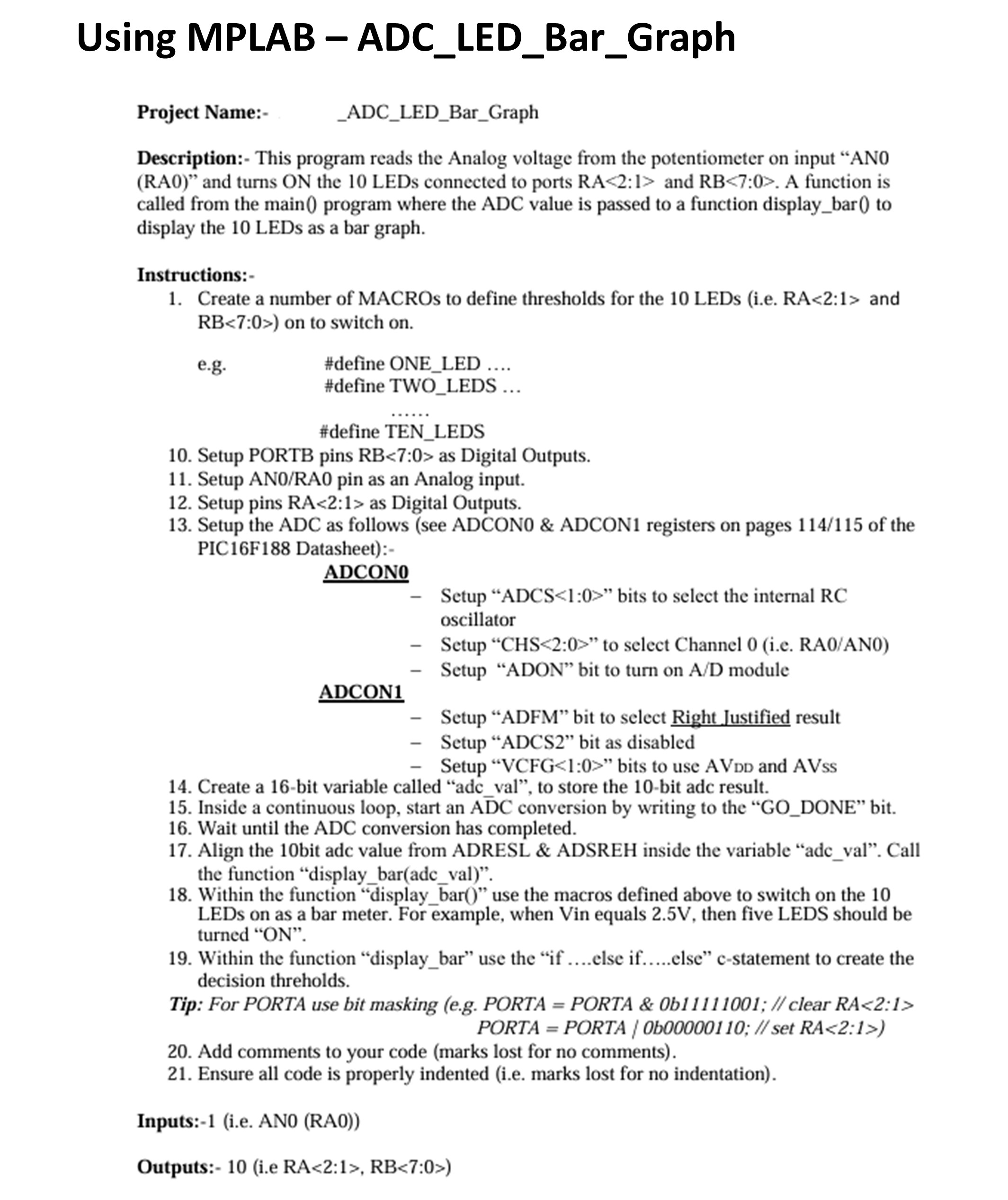 Project Name: - _ ( A ) DC _ ( L ) ED _ ( B ) ar