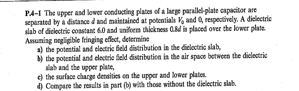 P . 4 - 1 The upper and lower conducting plates