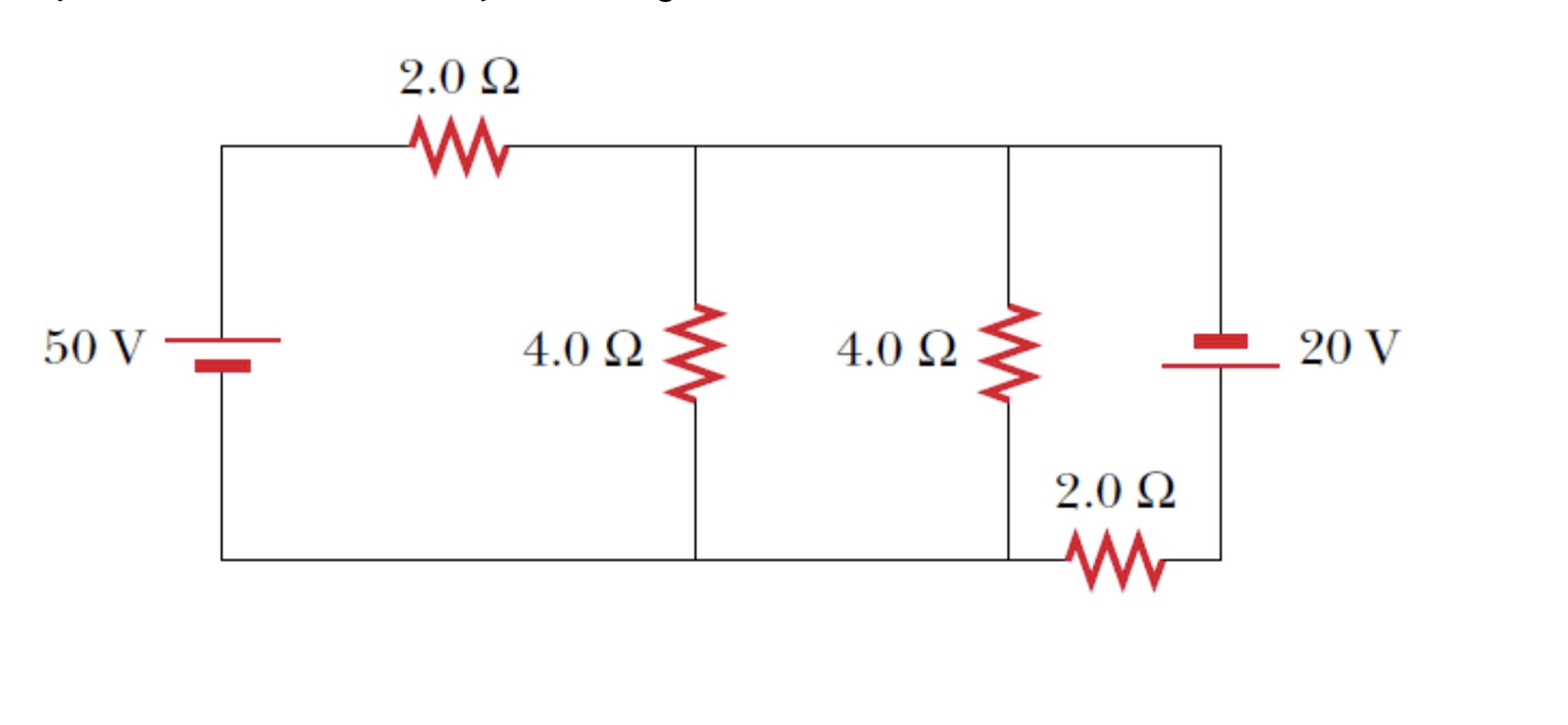 find the power for each resistor