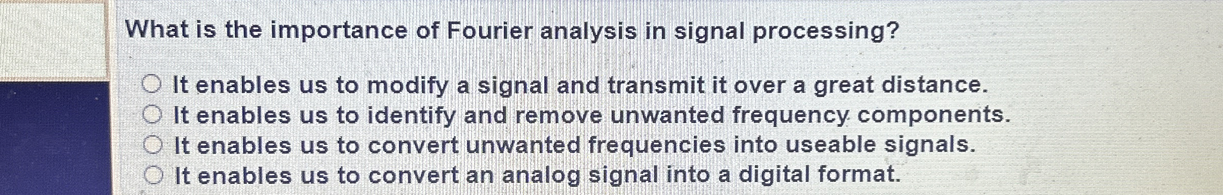 What is the importance of Fourier analysis in