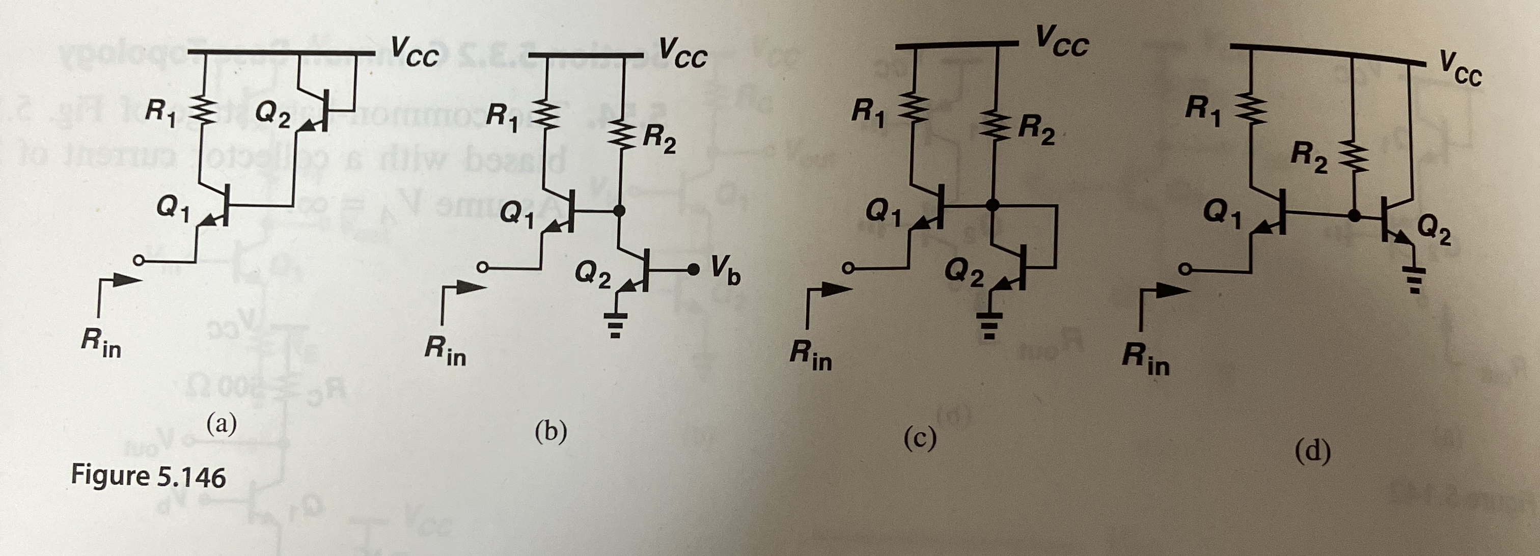 Compute the input impedance of the stages