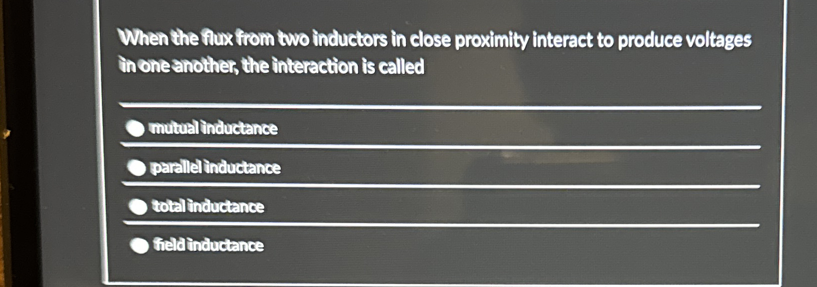 When the prux from two inductors in close