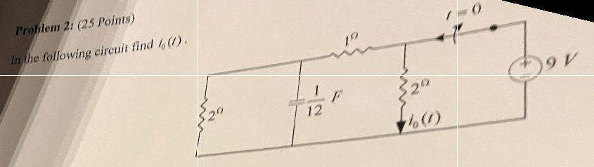 Proflem 2 : ( 2 5 Points ) In the following