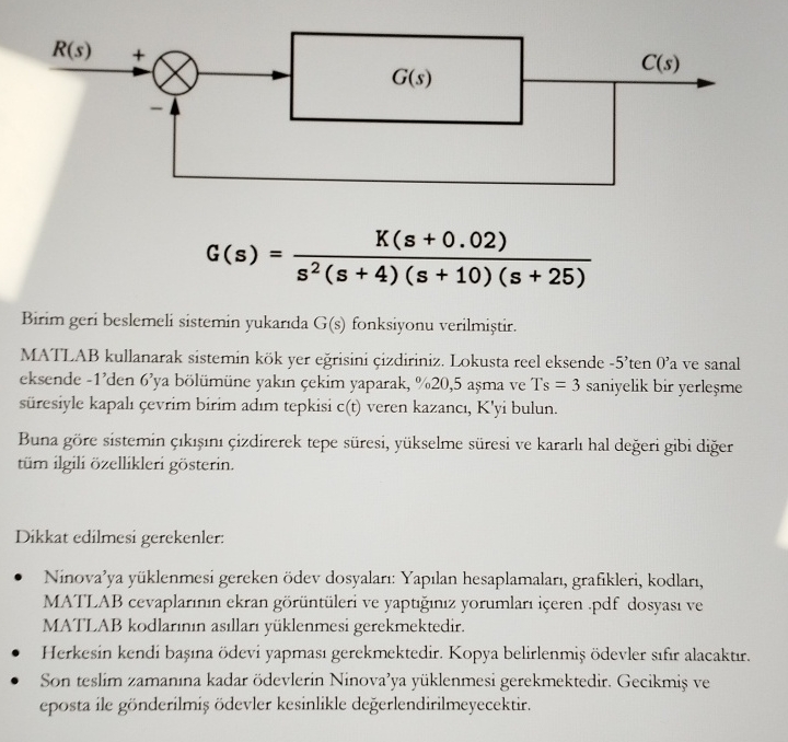 G ( s ) = K ( s + 0 . 0 2 ) s 2 ( s + 4 ) ( s + 1