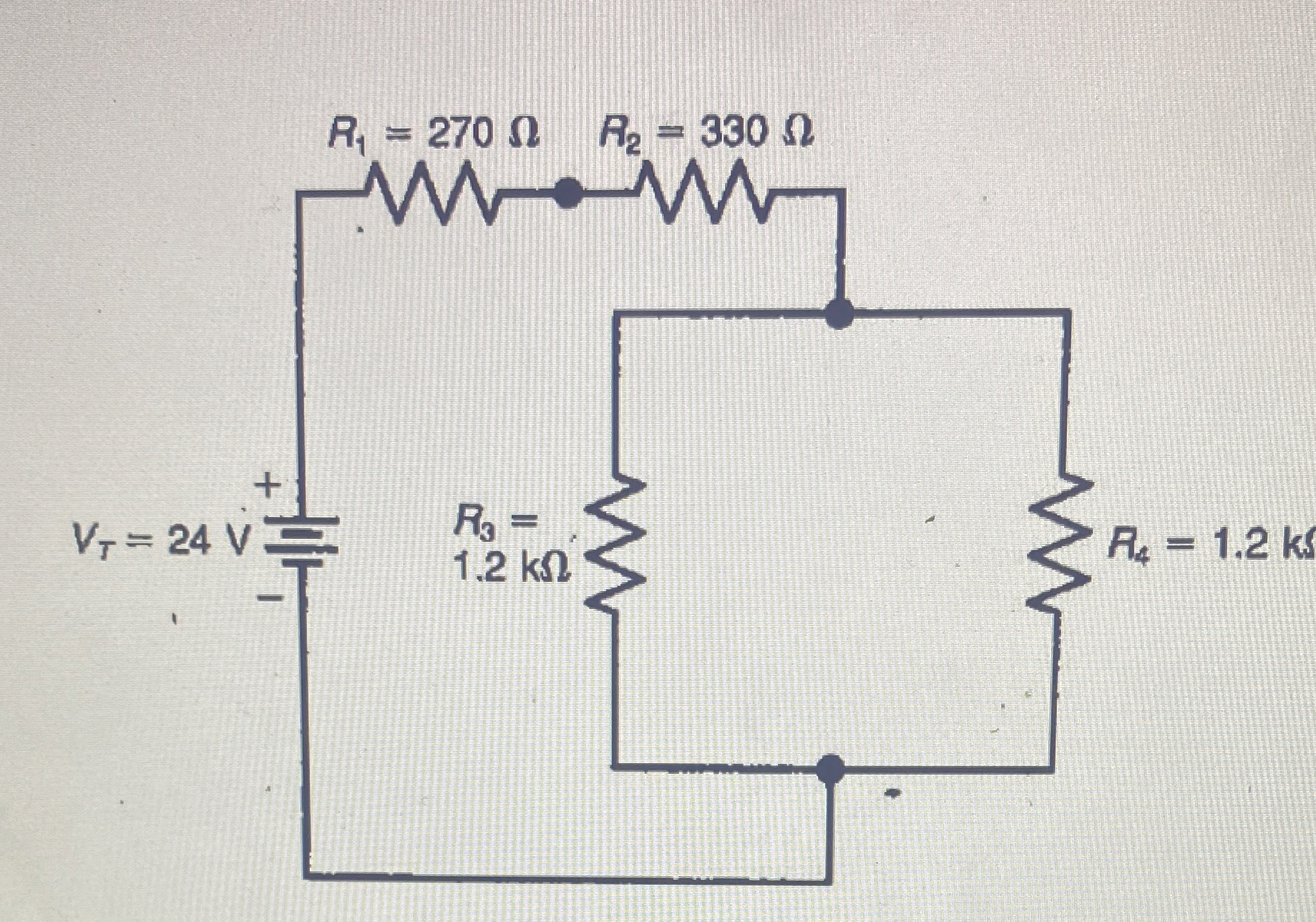 Whats the current theough resistor 4