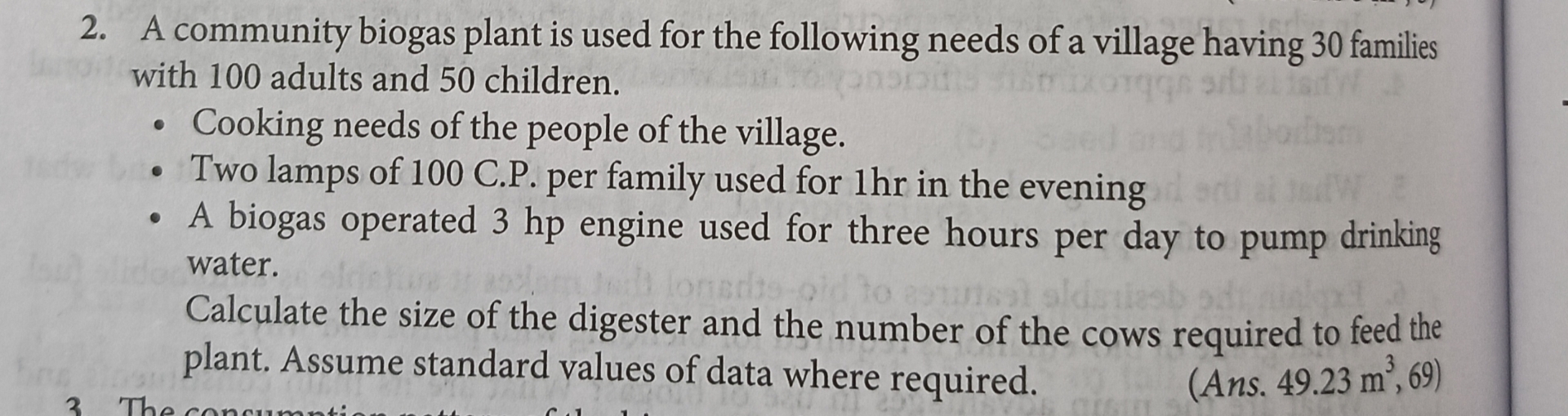 A community biogas plant is used for the