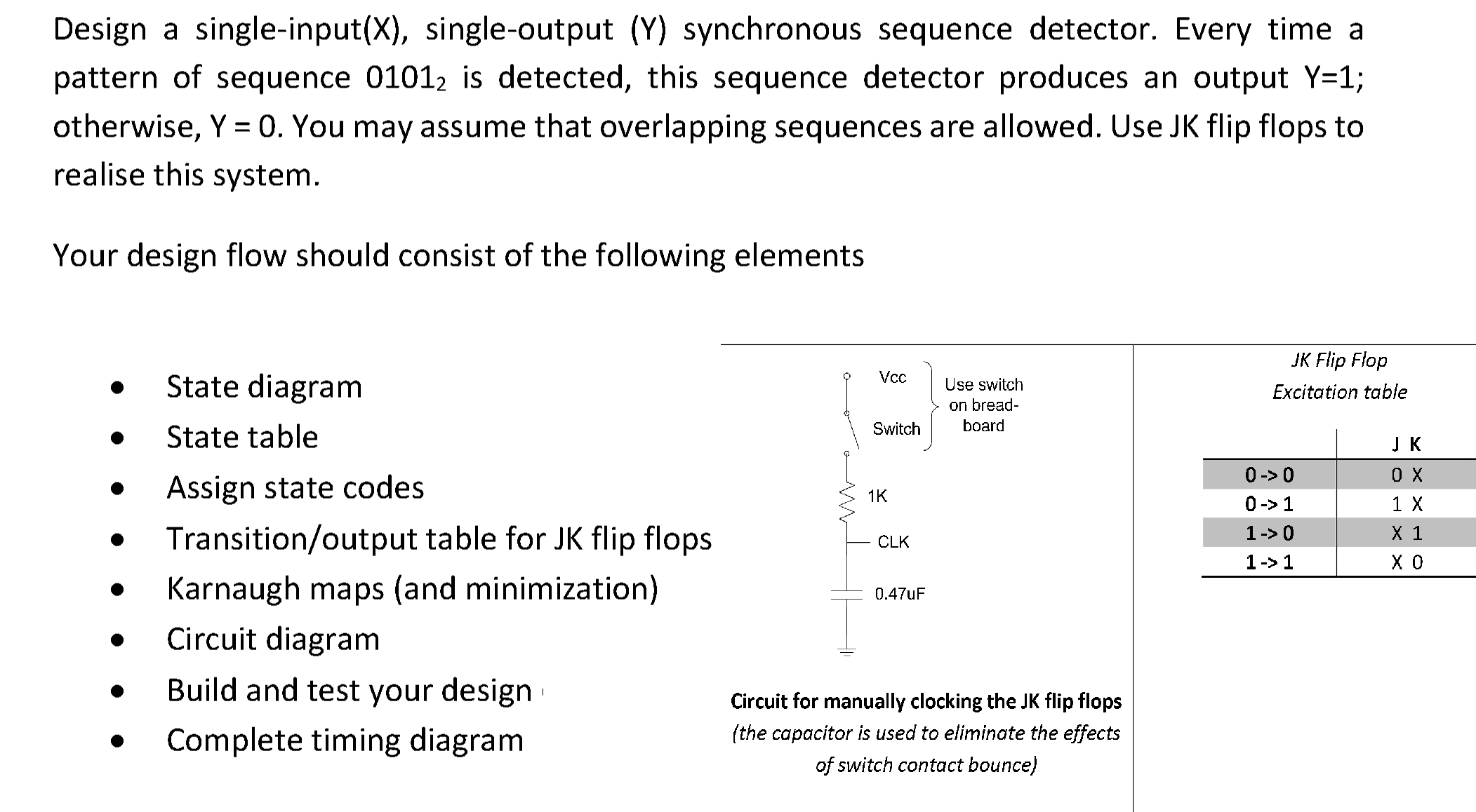 Design a single - input \ ( ( \ mathrm { X } ) \