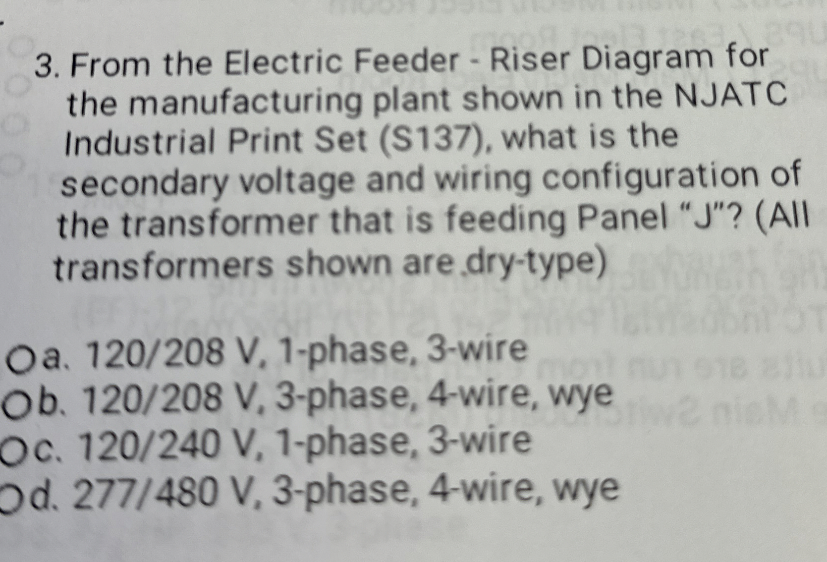 From the Electric Feeder - Riser Diagram for the
