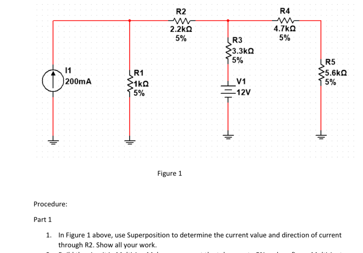In Figure 1 above, use Superposition to determine