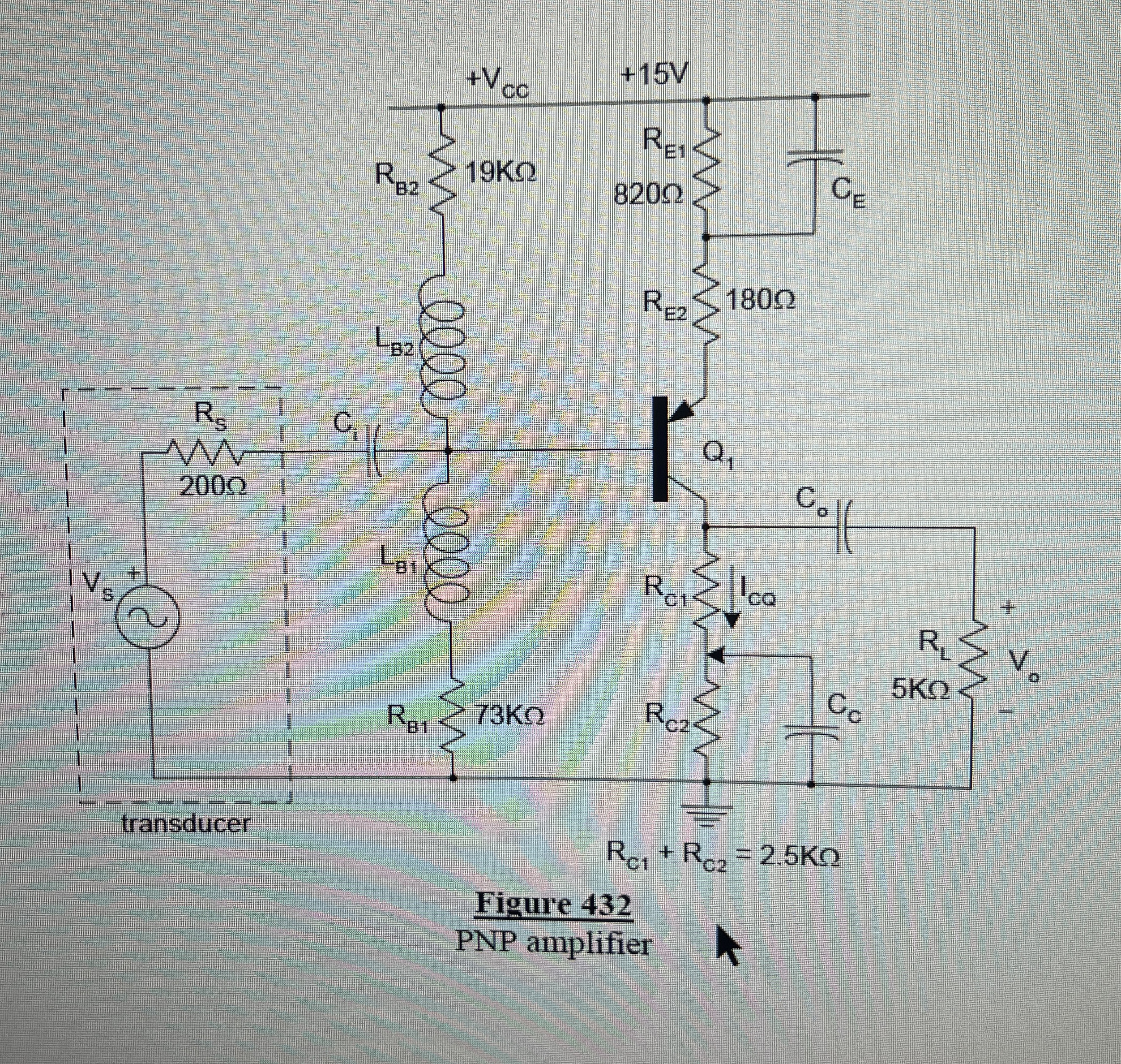 Help please The schematic of a single - stage PNP
