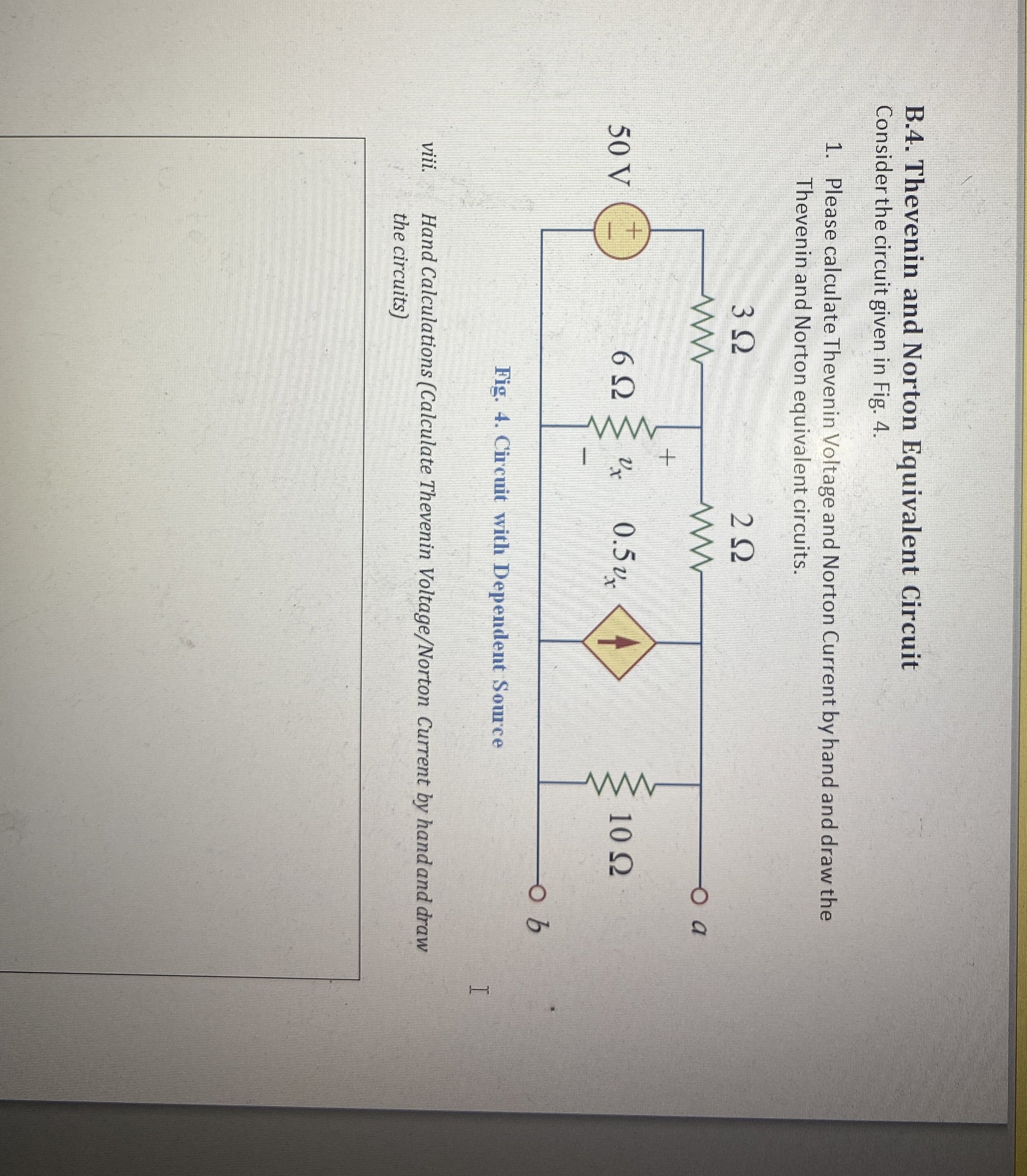B . 4 . Thevenin and Norton Equivalent Circuit