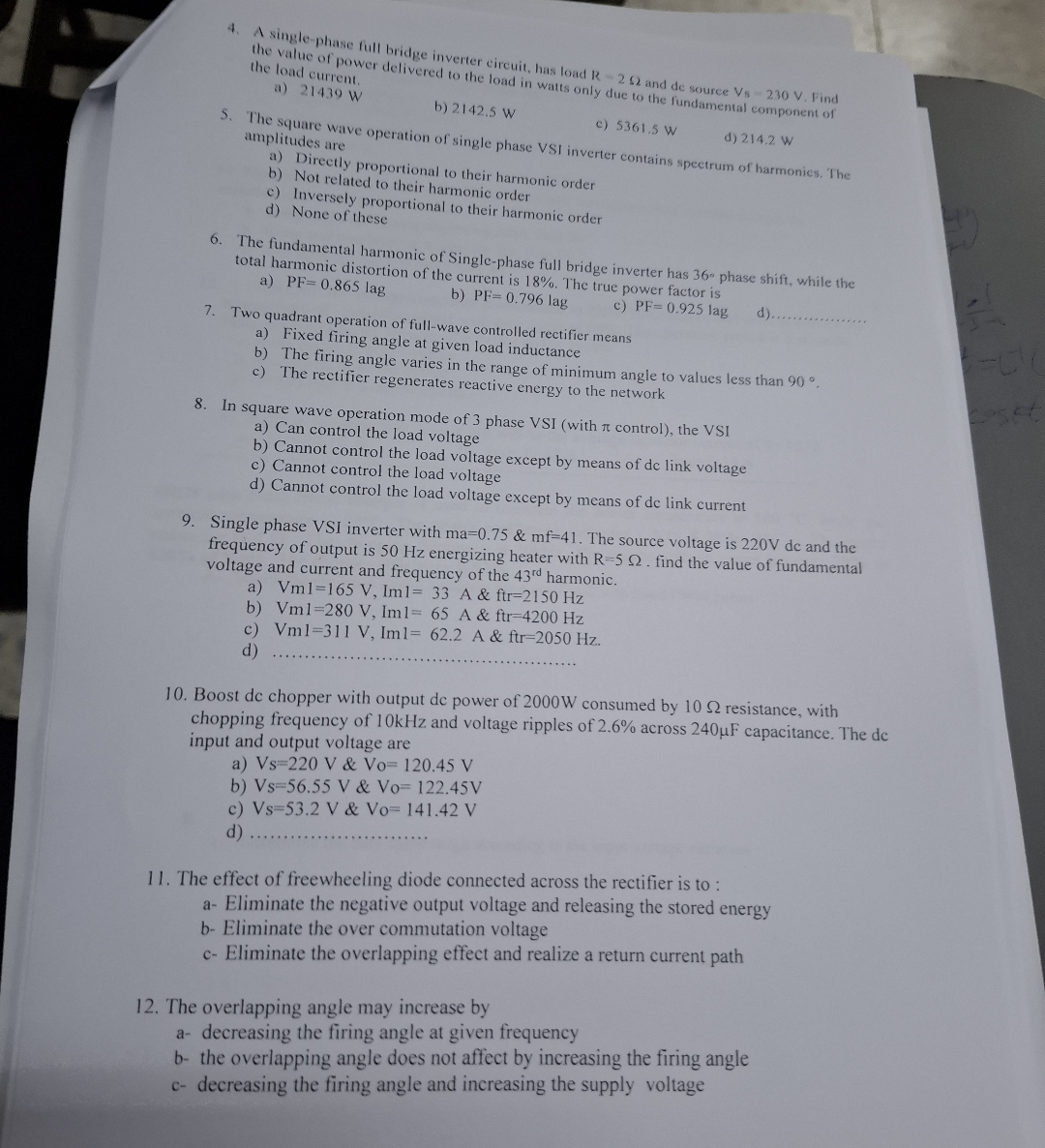 A single - phase full bridge inverter circuit,