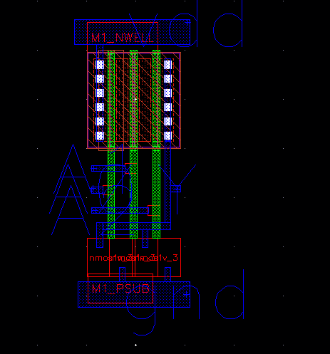 Draw the schematics of the CMOS layouts in the