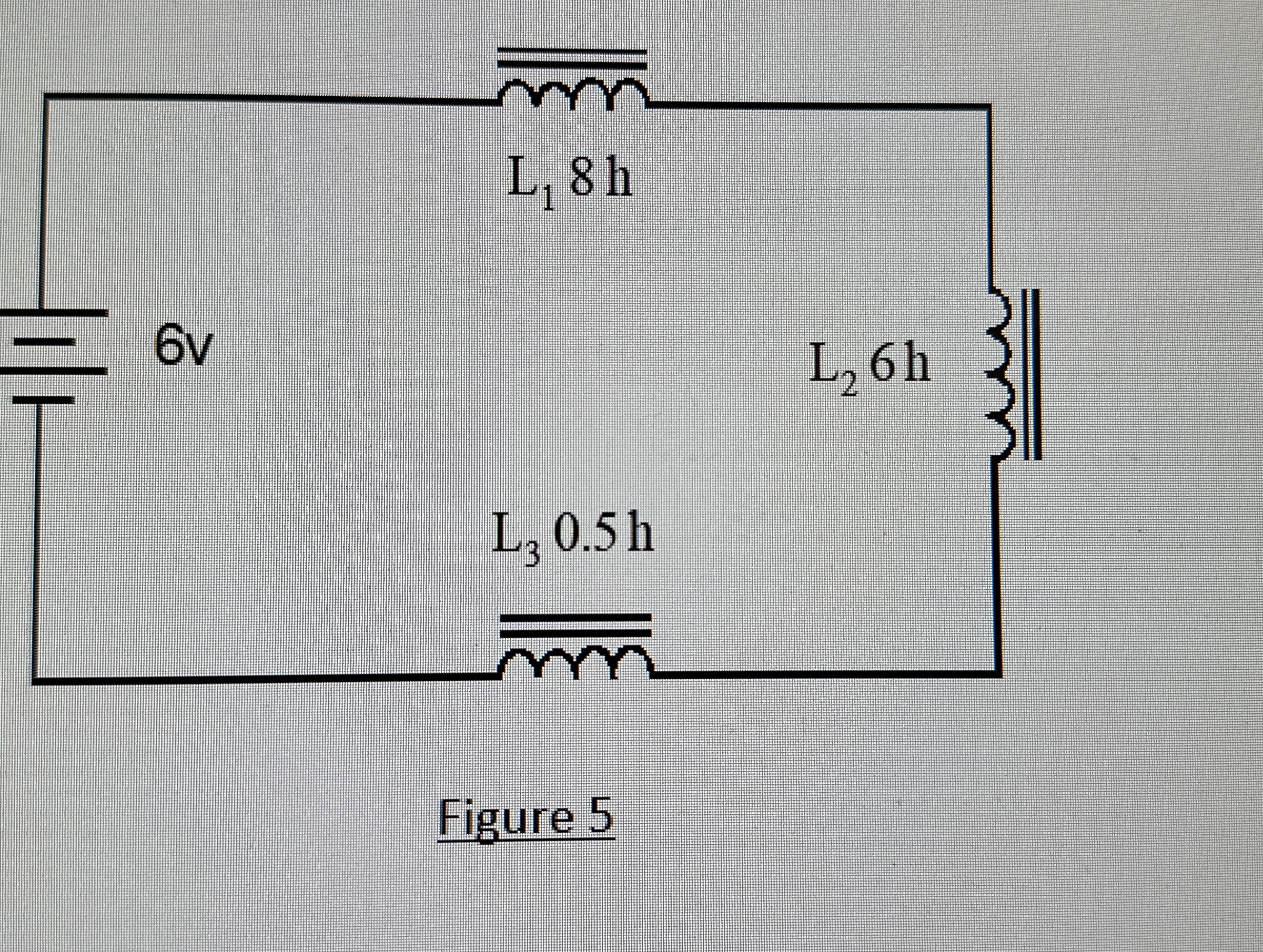 Solve for equivalent inductance 2 0 . 5 h 1 4 . 5