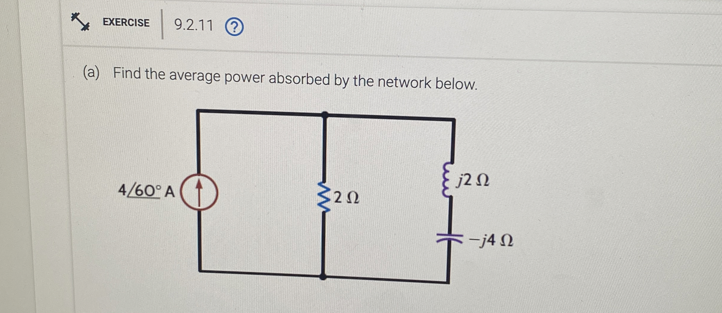 EXERCISE 9 . 2 . 1 1 ( a ) Find the average power