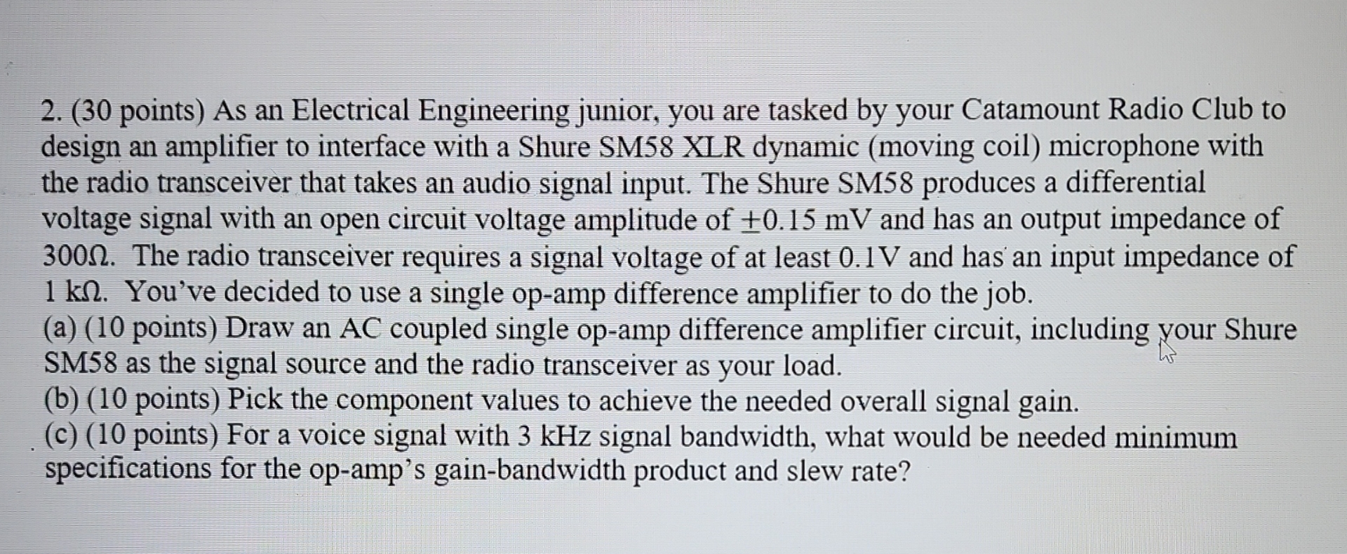 As an Electrical Engineering junior, you are